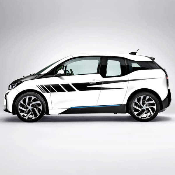 photo montrant des stickers pour voiture